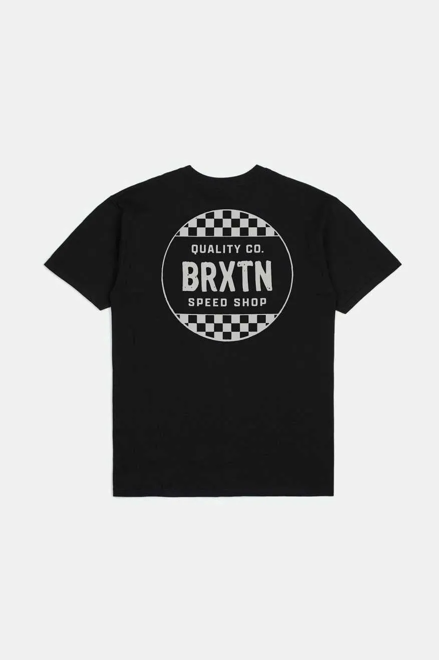 Gateway S/S Standard T-Shirt - Black sold by Brixton product image thumbnail 2