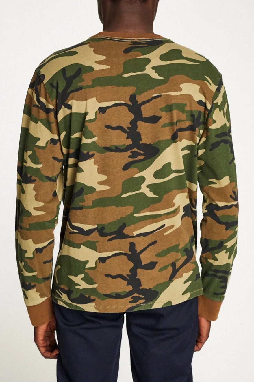 Banquet L/S Premium Tee - Camo sold by Brixton product image thumbnail 3