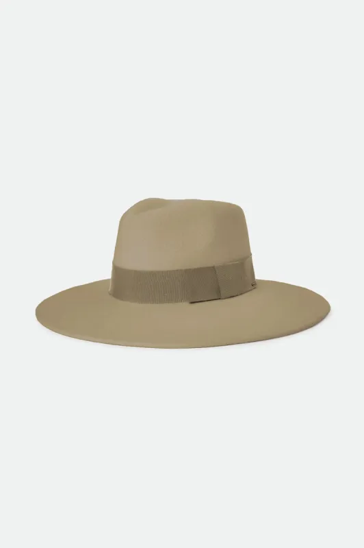 Joanna Felt Hat - Light Khaki sold by Brixton