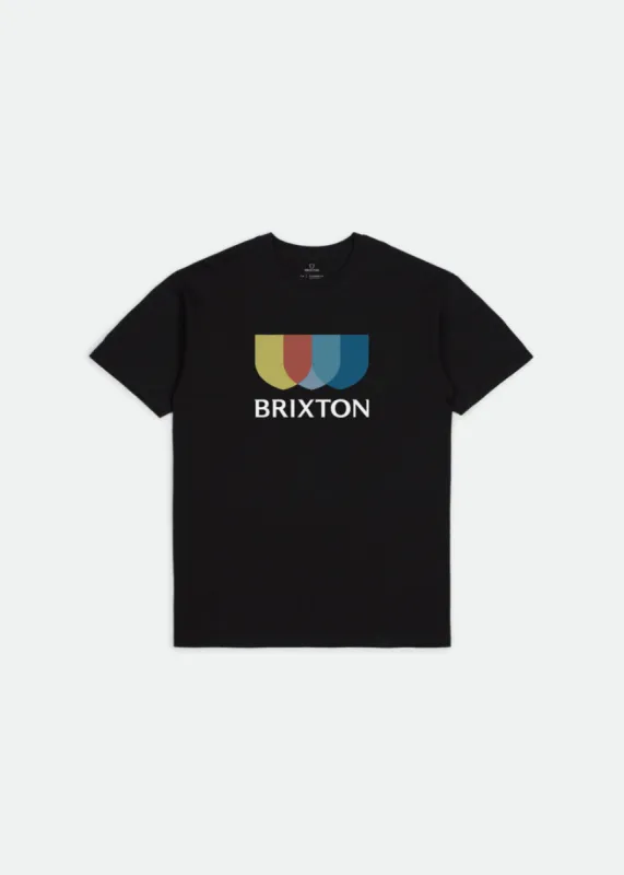Alton II S/S Standard Tee - Black sold by Brixton