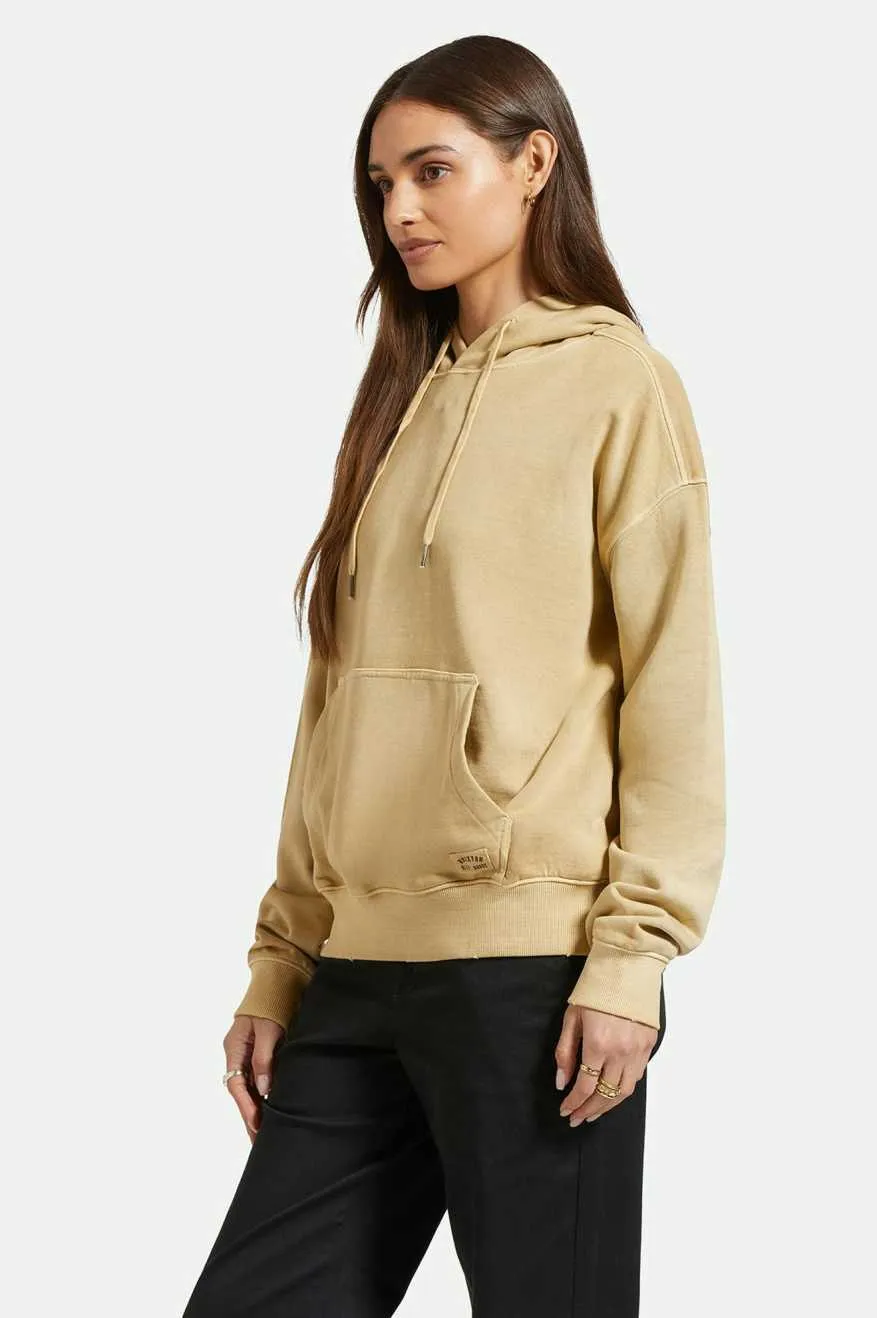 Cross Loop French Terry Hoodie - Sand sold by Brixton product image thumbnail 2