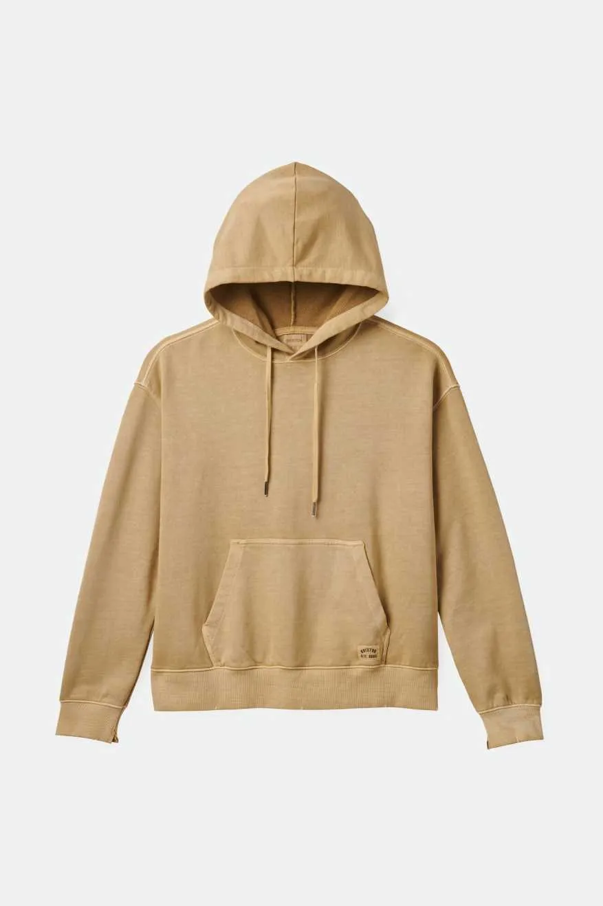 Cross Loop French Terry Hoodie - Sand sold by Brixton product image thumbnail 4