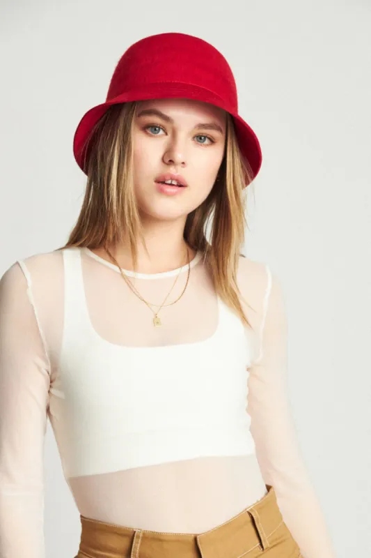 Essex Bucket Hat - Scarlet sold by Brixton