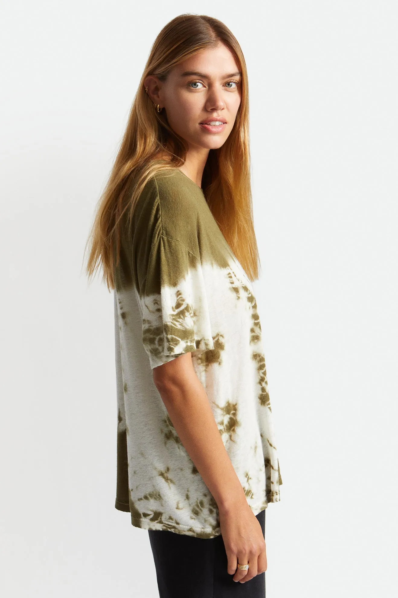 Montauk Oversized Tee - Military Olive sold by Brixton product image thumbnail 4