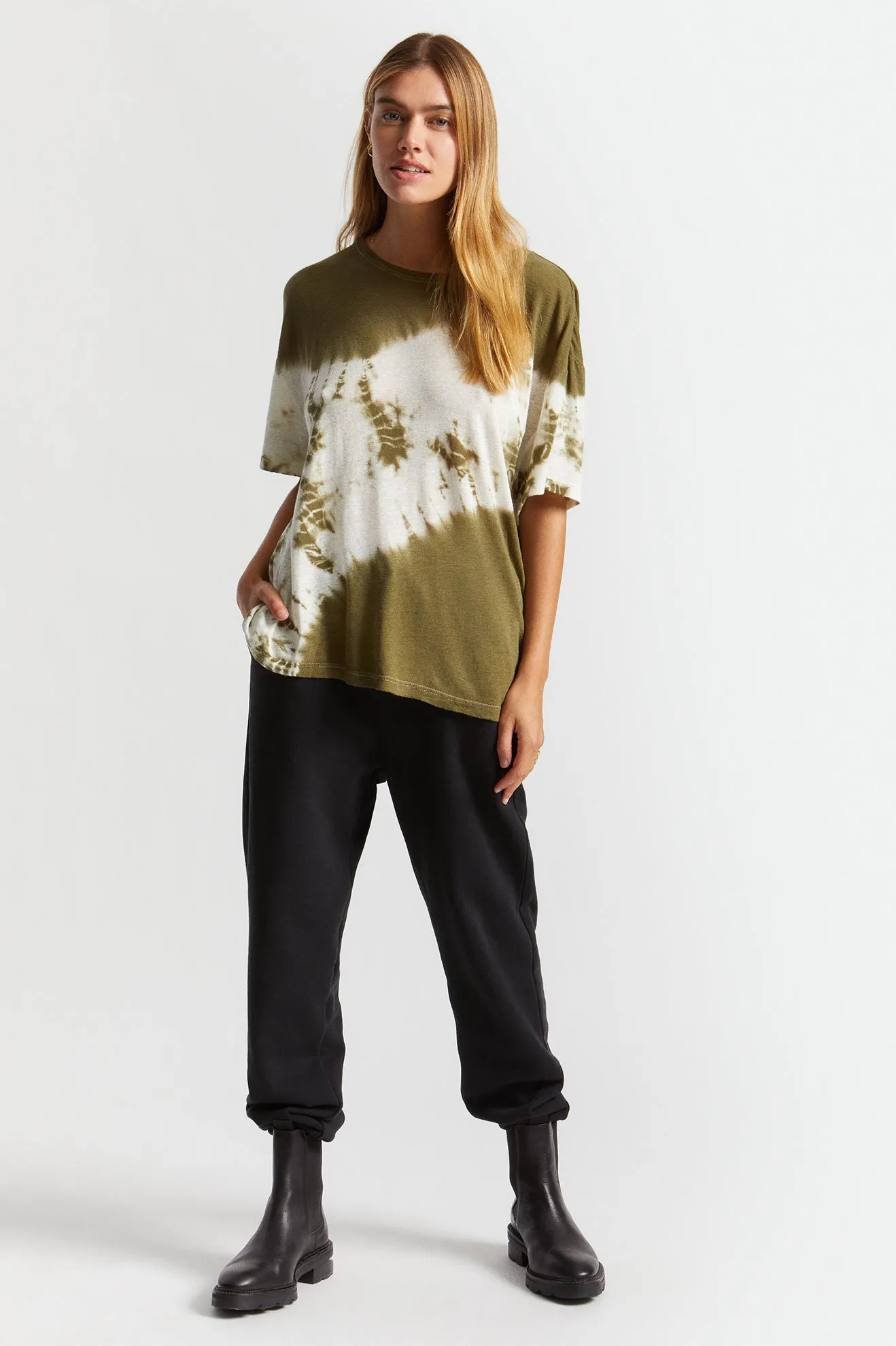 Montauk Oversized Tee - Military Olive sold by Brixton product image thumbnail 3