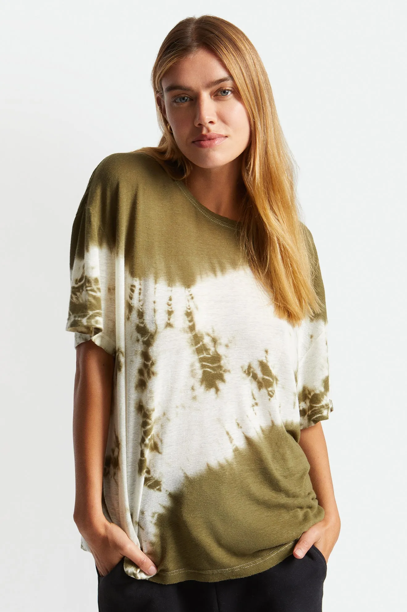 Montauk Oversized Tee - Military Olive sold by Brixton product image thumbnail 2
