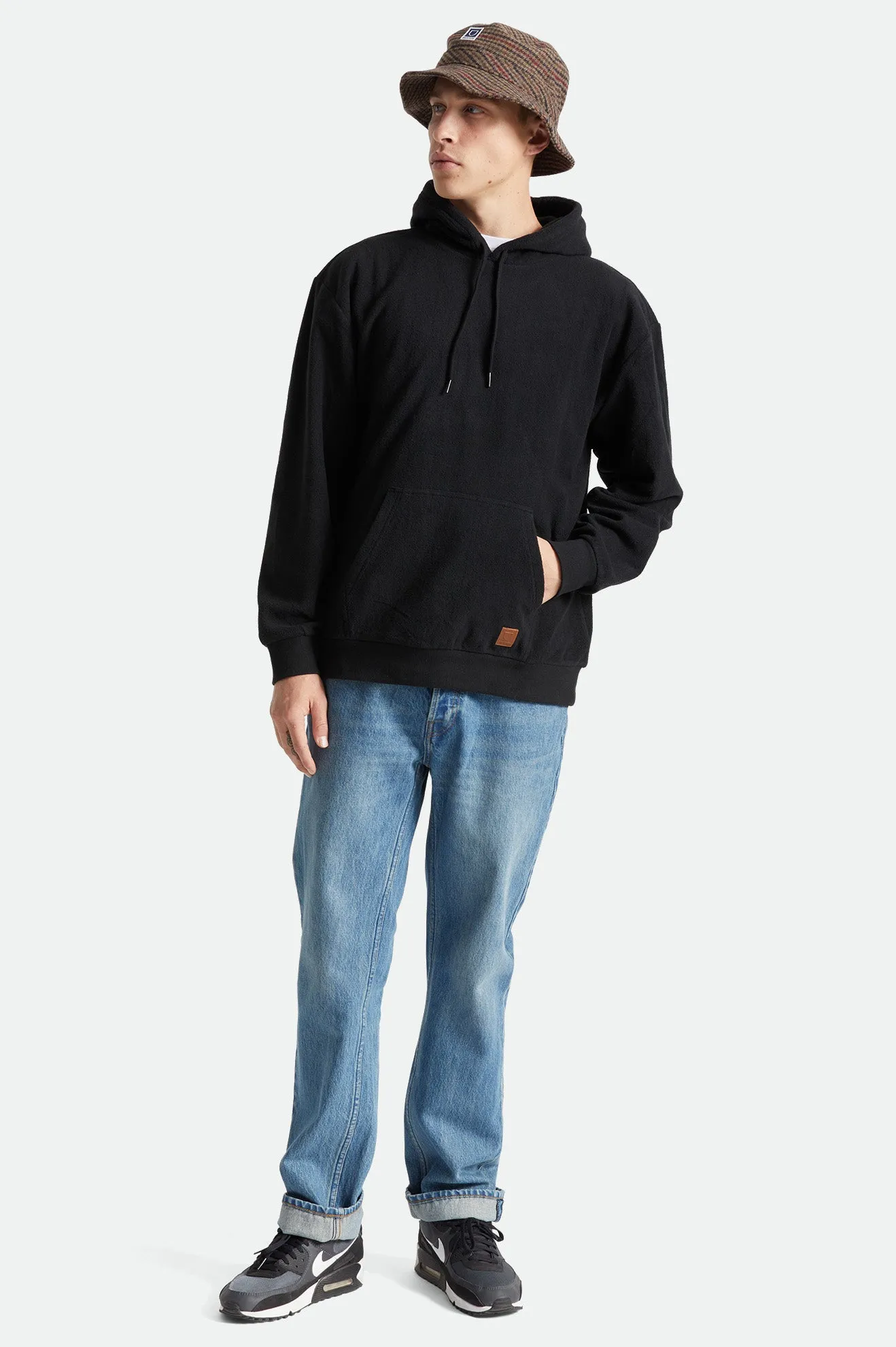 Beta Arctic Fleece Hood - Black sold by Brixton product image thumbnail 2