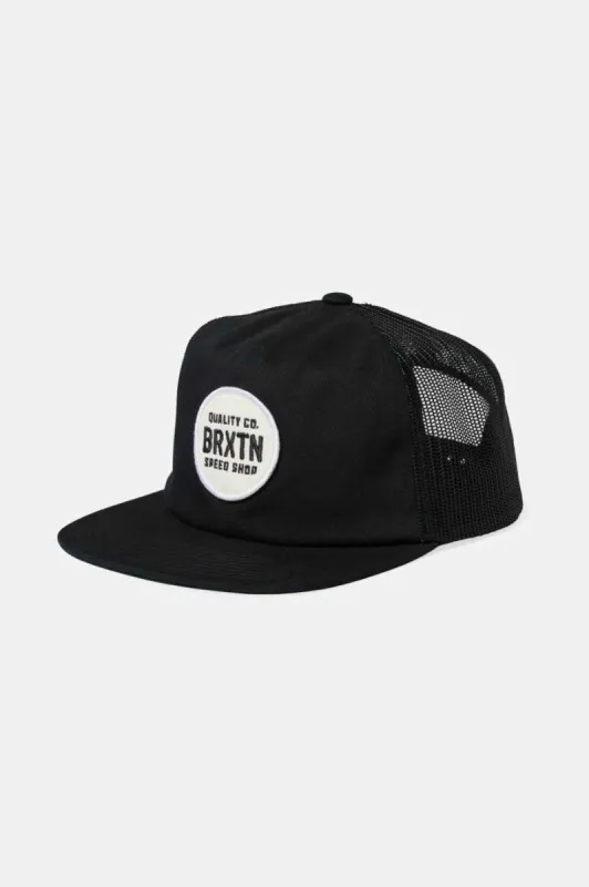 Gateway Netplus Trucker Hat - Black/Black sold by Brixton