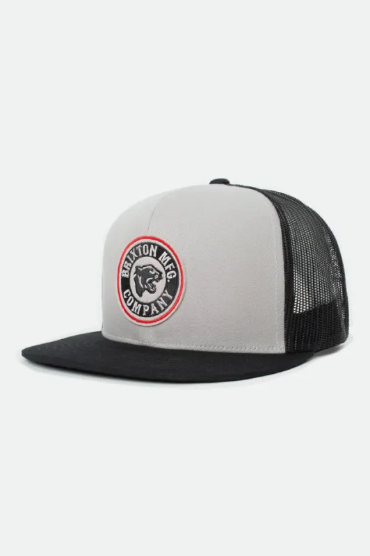 Forte MP Mesh Cap - Black/Silver sold by Brixton
