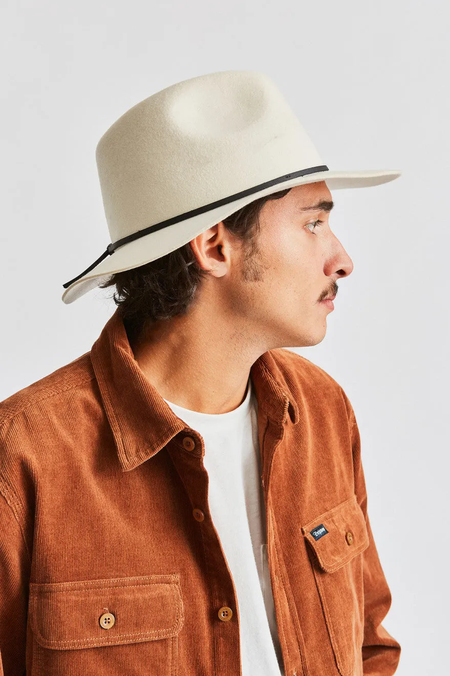 Wesley Fedora - Dove sold by Brixton product image thumbnail 2