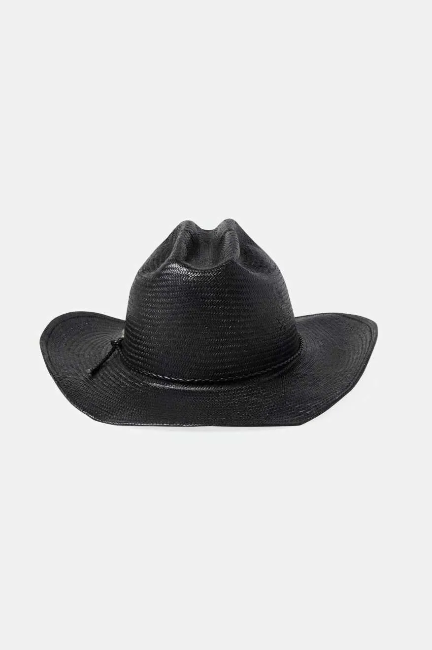 Range Straw Cowboy Hat - Black sold by Brixton product image thumbnail 2