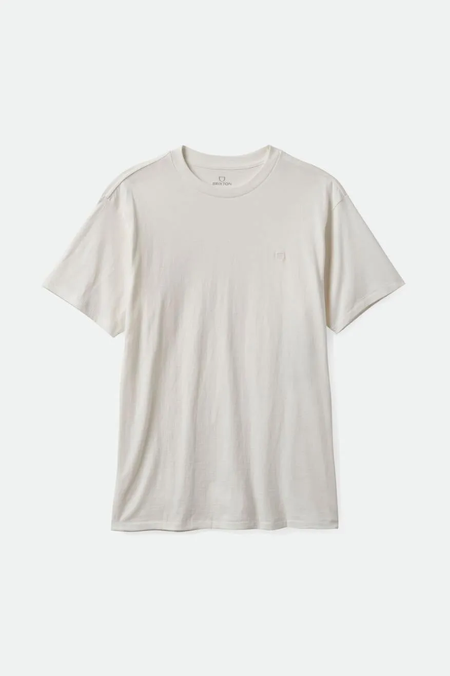 Vintage Reserve S/S Tee - Off White Vintage Wash sold by Brixton