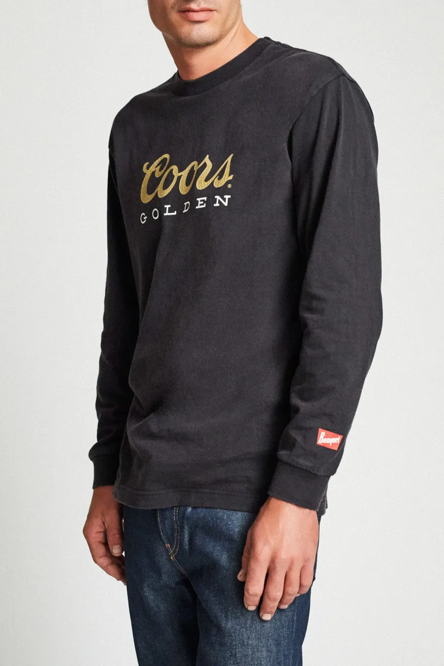 Golden II L/S Standard Tee - Black sold by Brixton product image thumbnail 2