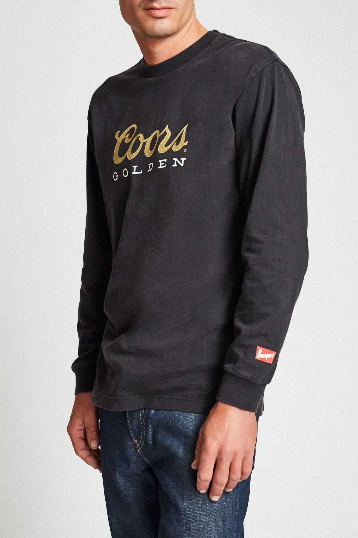 Golden II L/S Standard Tee - Black sold by Brixton product image thumbnail 3