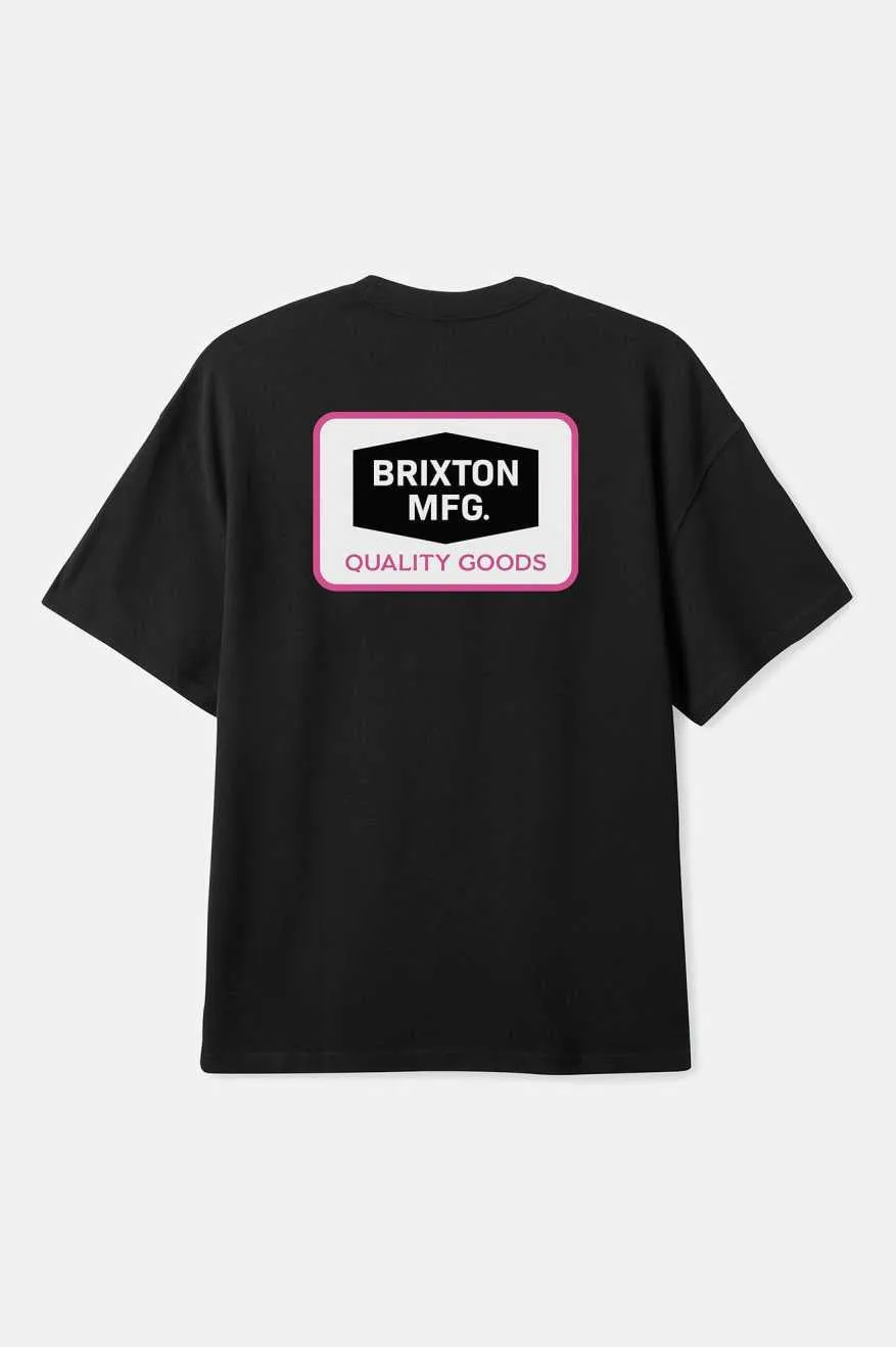 Neon Fallbrook S/S Standard T-Shirt - Black sold by Brixton product image thumbnail 2