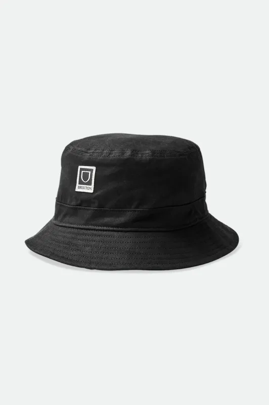 Beta Packable Bucket Hat - Black sold by Brixton