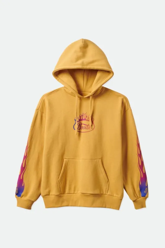 Parsons Flame Women Hoodie - Bright Gold sold by Brixton