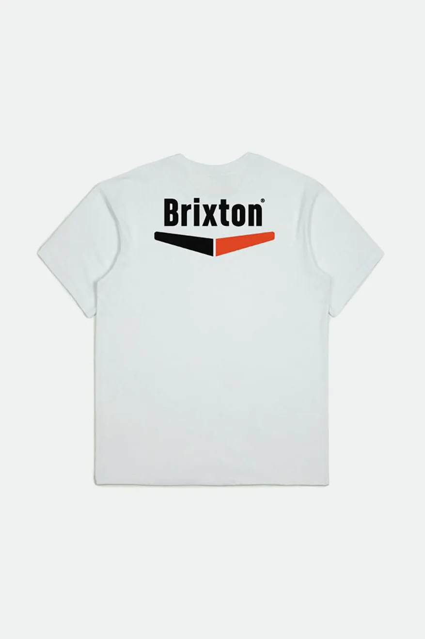 Velocity S/S Pocket Tee - White sold by Brixton product image thumbnail 2