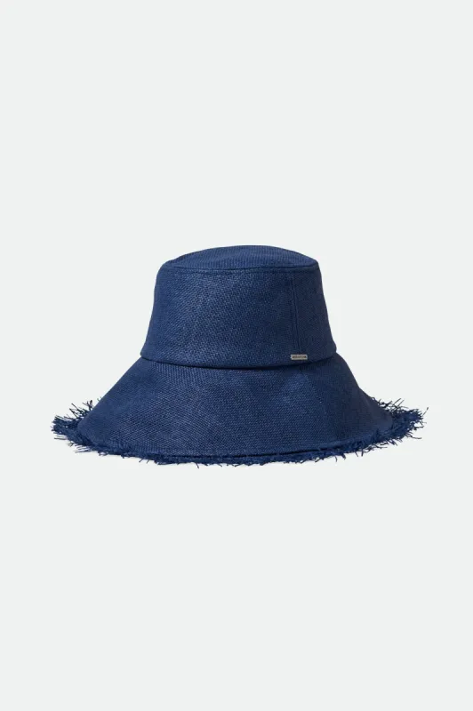 Alice Straw Bucket Hat - Joe Blue sold by Brixton