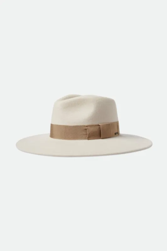 Joanna Felt Hat - Dove/Khaki sold by Brixton