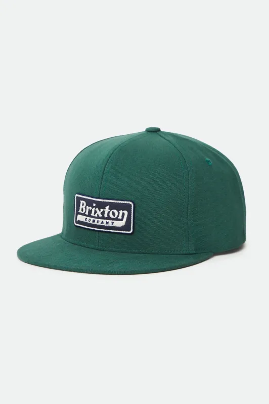 Steadfast HP Snapback - Silver Pine sold by Brixton