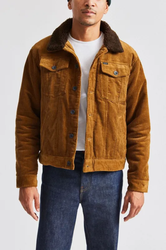 Cable Sherpa Jacket - Brass sold by Brixton