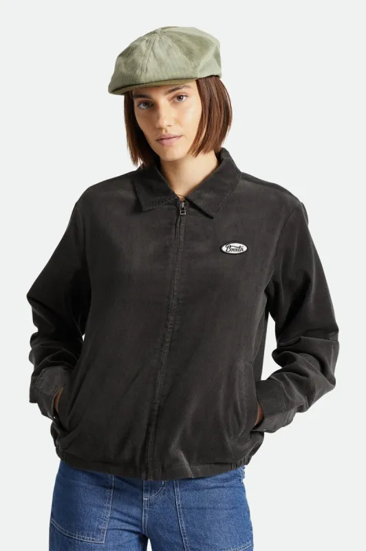 Utopia Jacket - Washed Black sold by Brixton