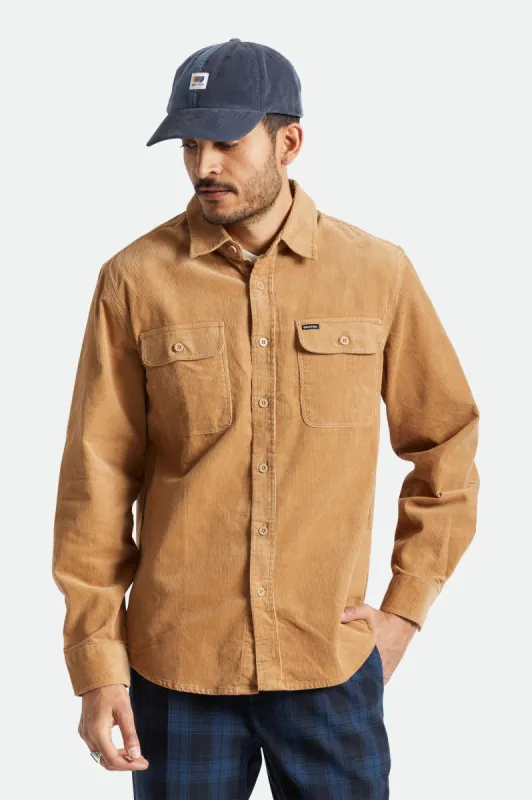 Bowery Corduroy L/S Flannel - Mojave sold by Brixton