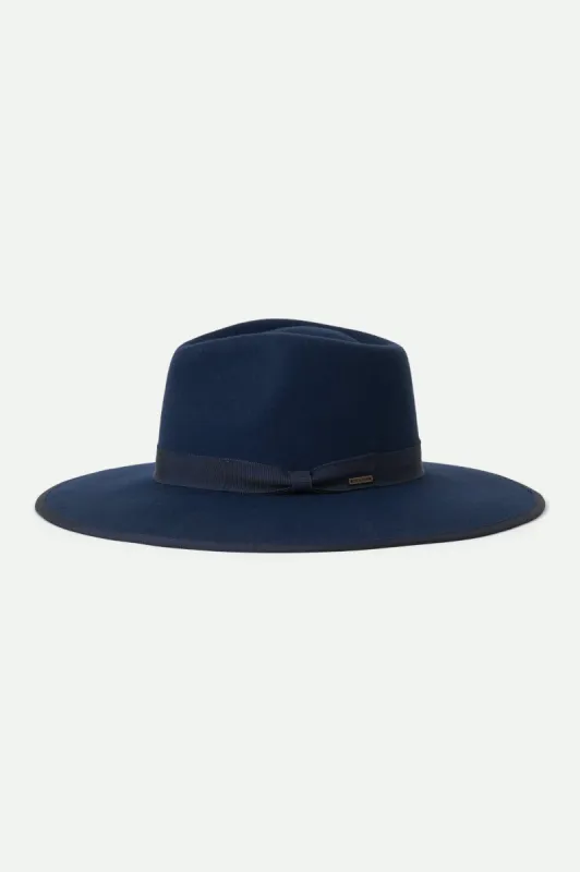 Jo Rancher Hat - Washed Navy/Navy sold by Brixton
