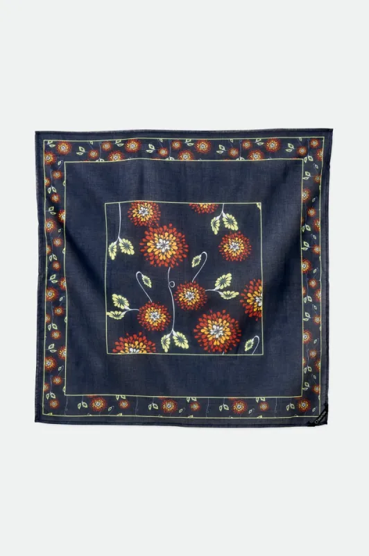 Charter Bandana - Navy sold by Brixton