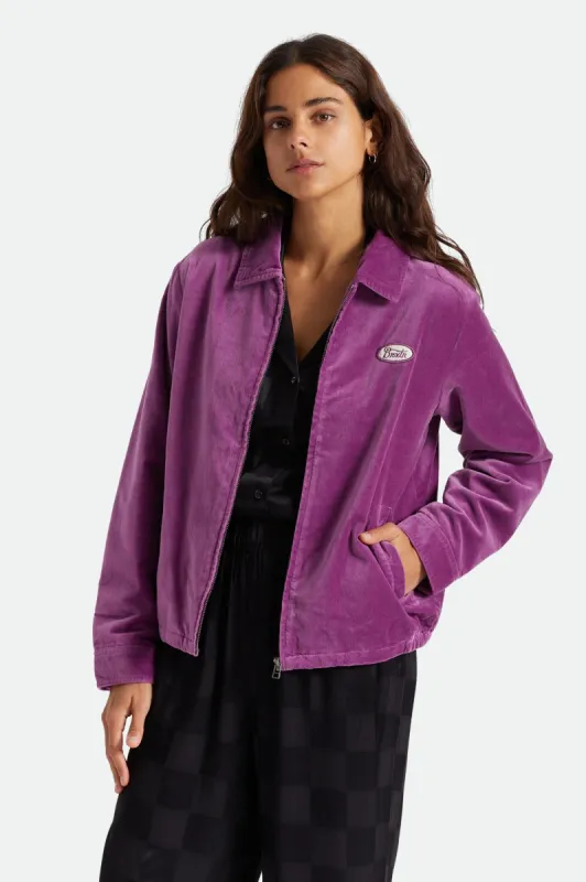 Utopia Jacket - Amethyst sold by Brixton