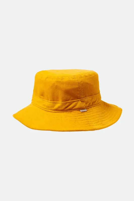 Petra Packable Bucket Hat - Golden Glow sold by Brixton