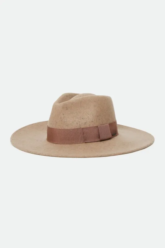 Joanna Felt Hat - Heather Twig sold by Brixton