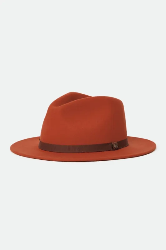 Messer Packable Fedora - Phoenix Orange sold by Brixton