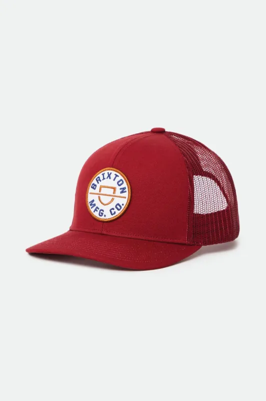 Crest NetPlus MP Mesh Cap - Fired Brick/Fired Brick sold by Brixton