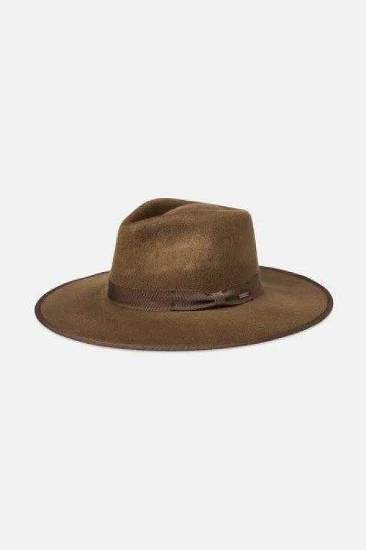 Jo Rancher Hat - Toffee sold by Brixton