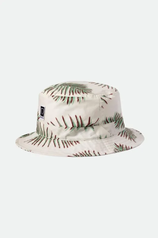 Beta Packable Bucket Hat - Aloha Off White sold by Brixton