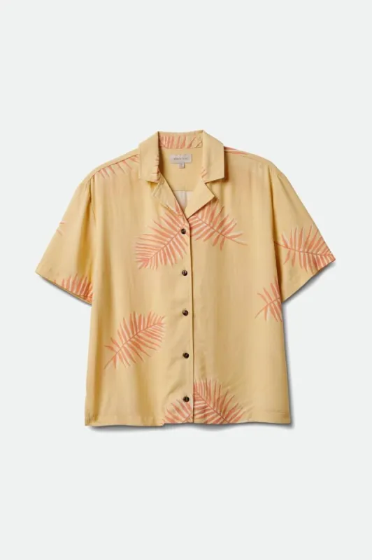 Bunker Paradise S/S Woven - Straw sold by Brixton
