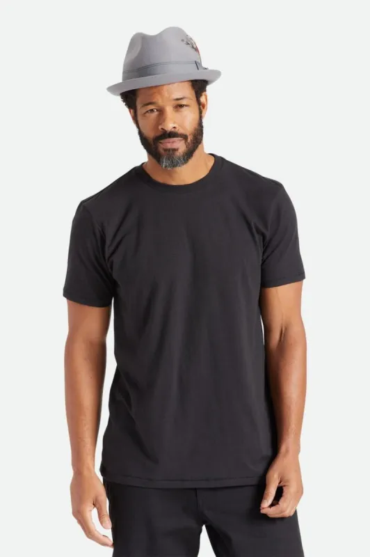 Basic S/S Tailored Tee - Black sold by Brixton