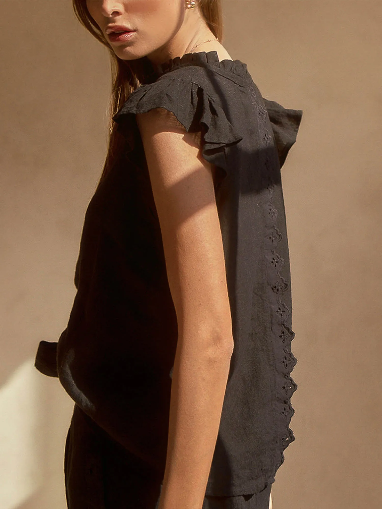 The Devan Sleeveless Blouse sold by Brochu Walker product image thumbnail 3