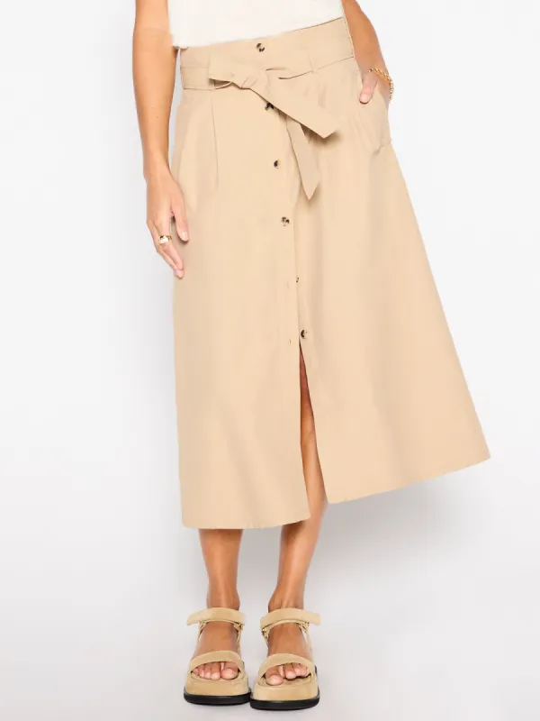 The Teagan Belted Skirt sold by Brochu Walker