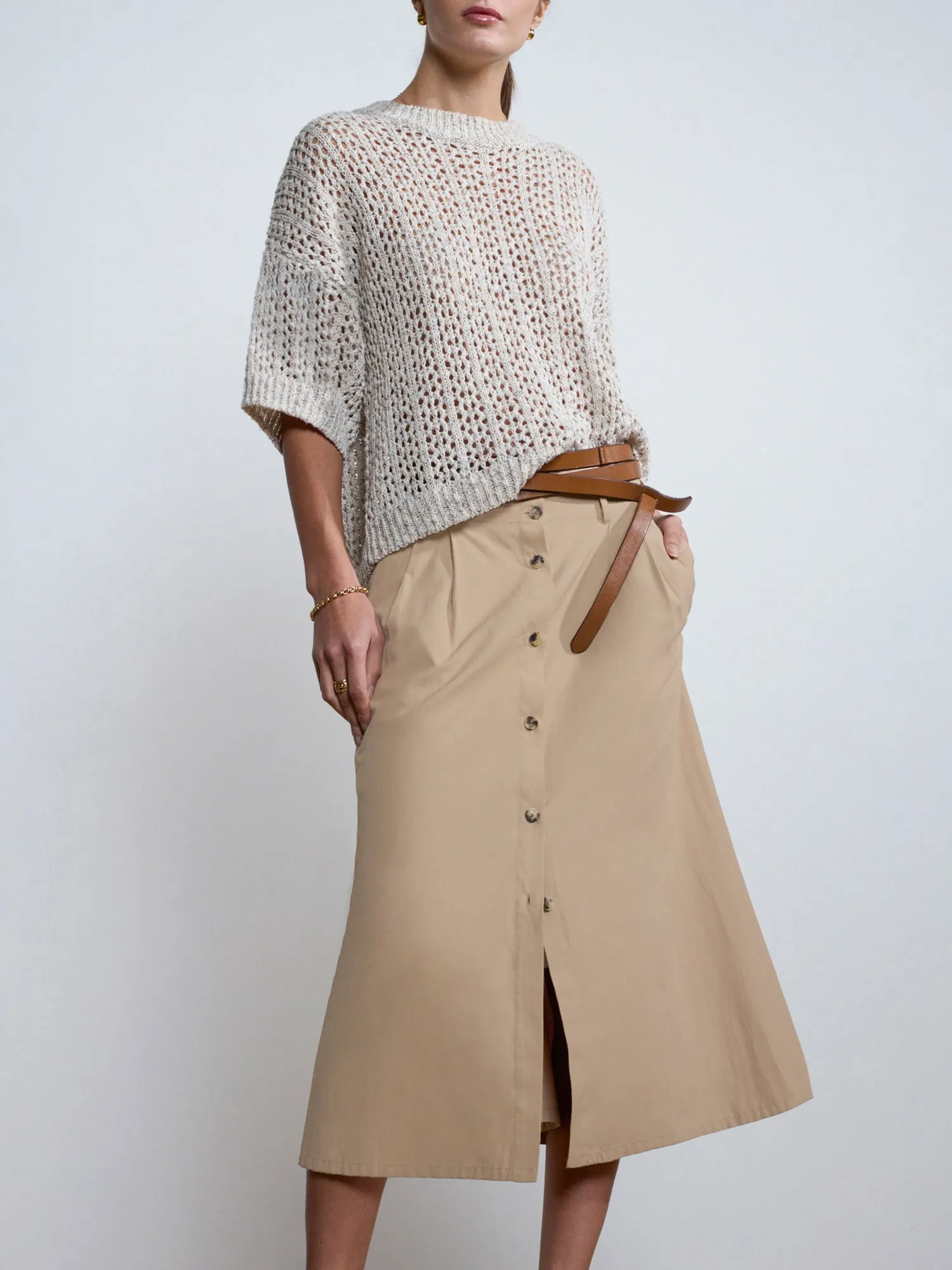 The Teagan Belted Skirt sold by Brochu Walker product image thumbnail 2