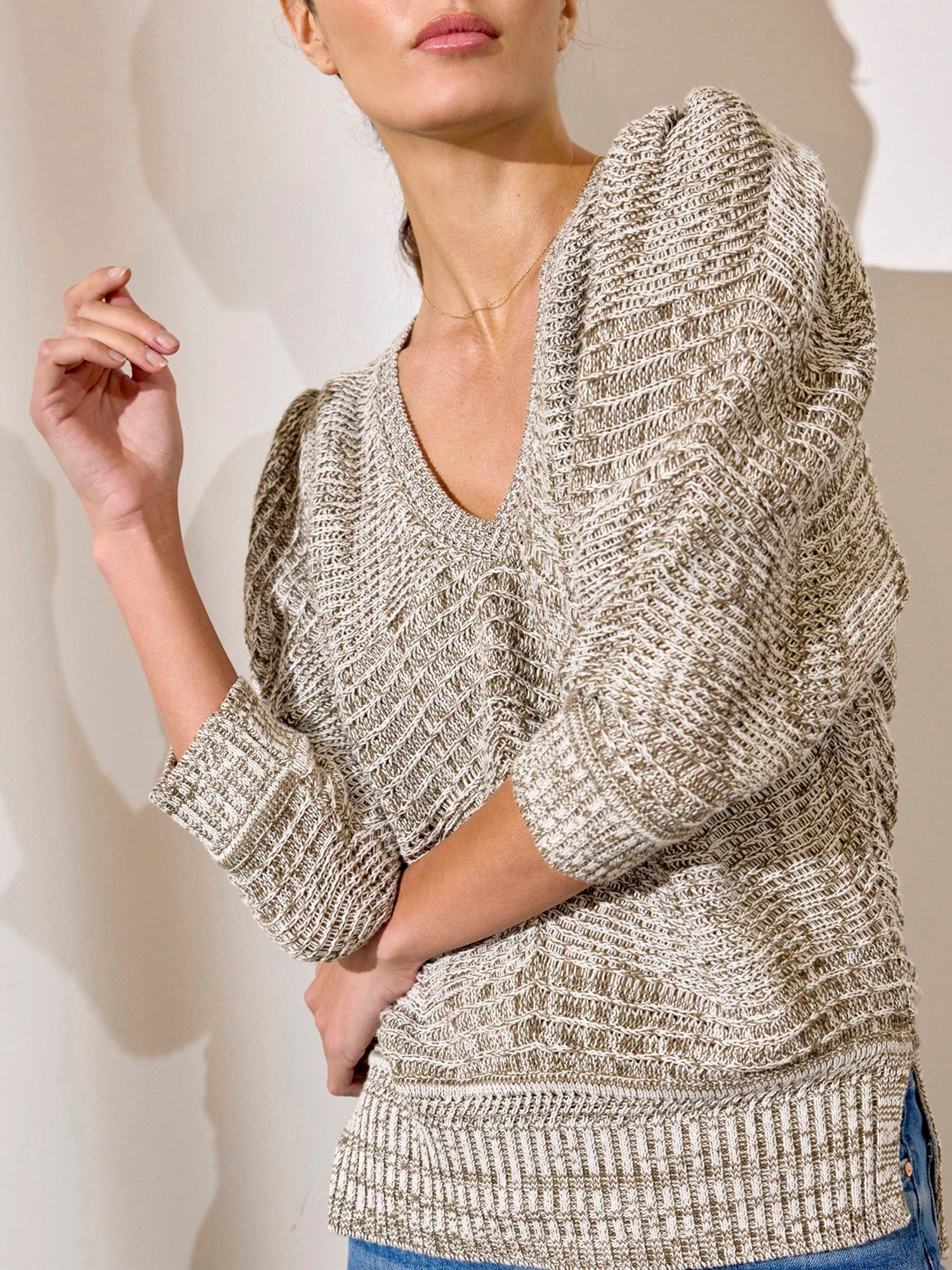 The Arya Vee Sweater sold by Brochu Walker product image thumbnail 2