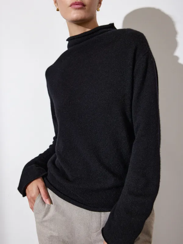 The Rhone Relaxed Funnel Cashmere Sweater sold by Brochu Walker