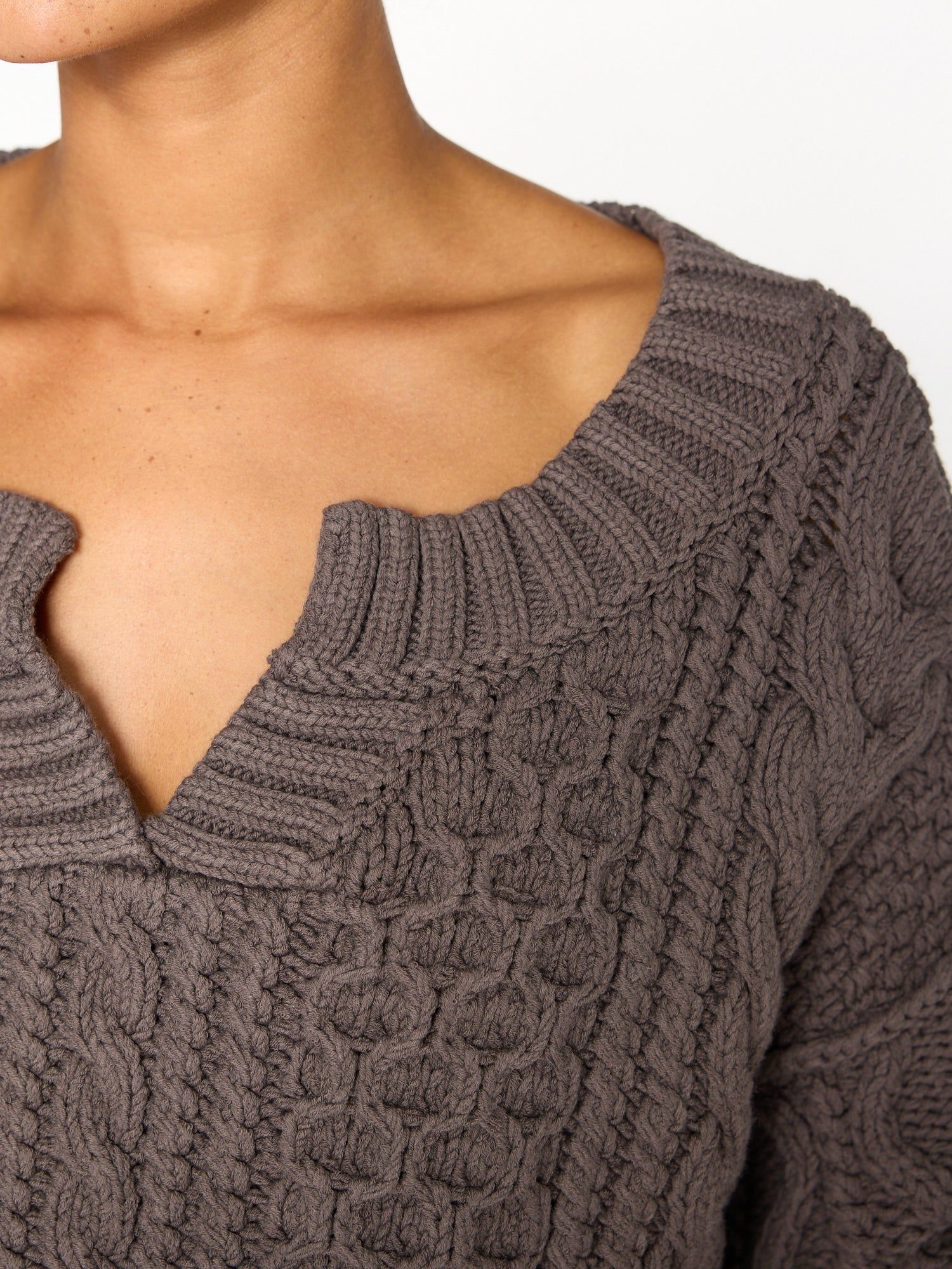 The Talia Handknit Cable sold by Brochu Walker product image thumbnail 2