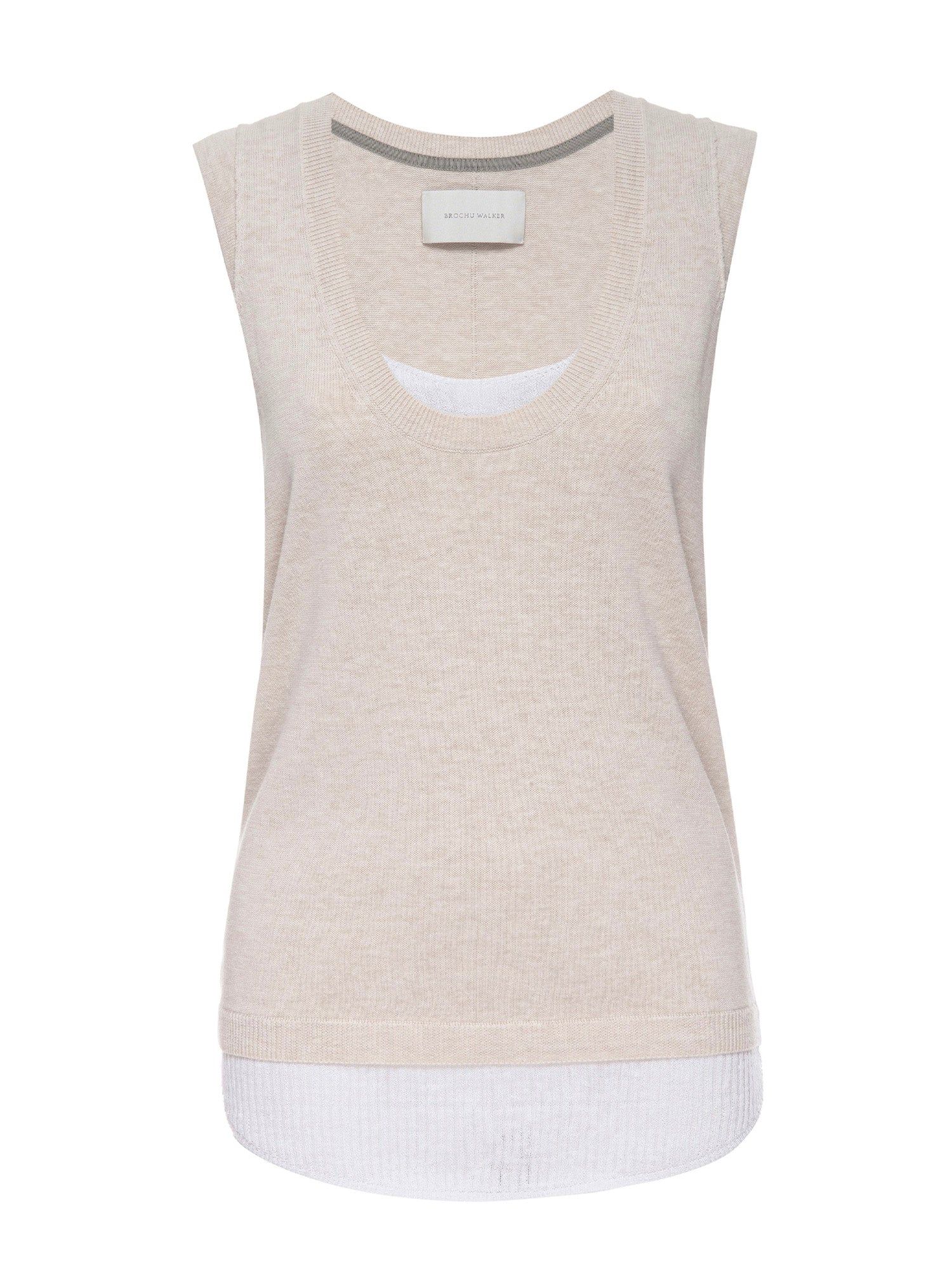 The Loreen Looker Layered Tank sold by Brochu Walker product image thumbnail 2
