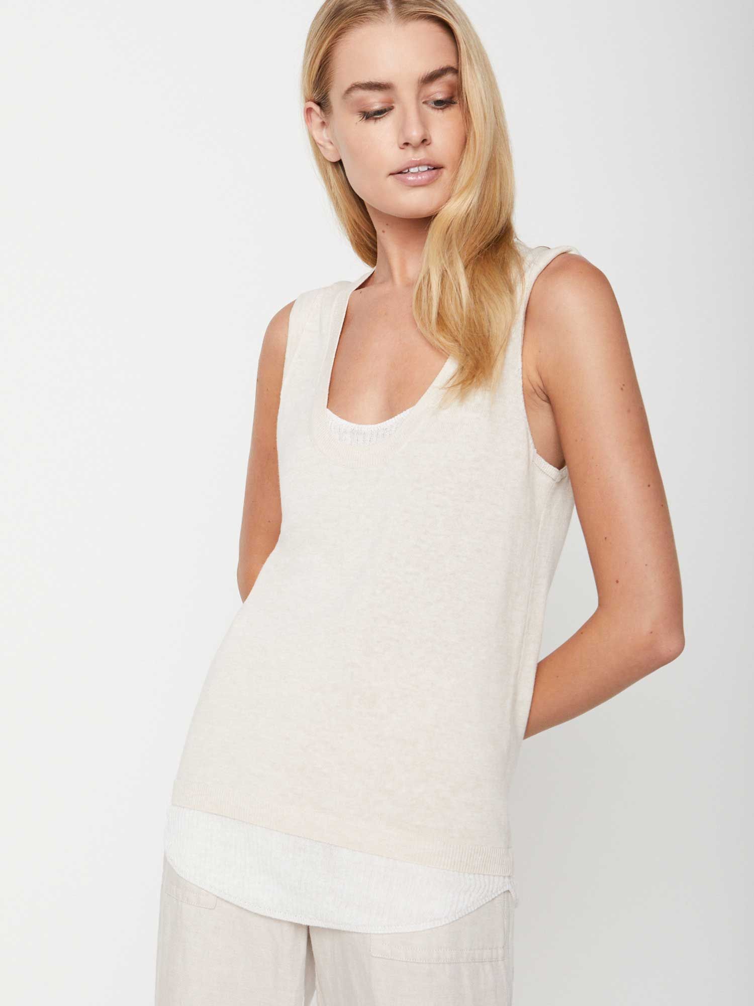 The Loreen Looker Layered Tank sold by Brochu Walker product image thumbnail 4
