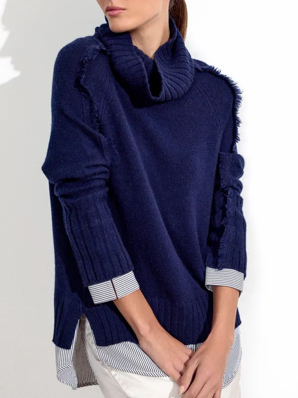 The Jolie Fringe Striped Layered Looker sold by Brochu Walker