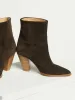 The Marfa Suede Ankle Boot sold by Brochu Walker