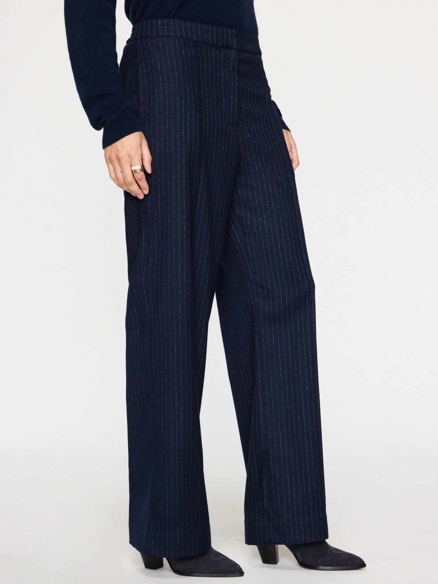 The Olena Pinstripe Pant sold by Brochu Walker product image thumbnail 4
